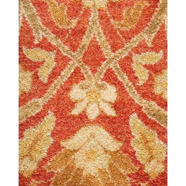 Traditional Mogul Collection Hand-Knotted Area Rug - Yellow 12' 2" x 17' 8" For Sale - Image 3 of 9