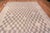 Modern Neutral Cream Grey Tribal Checkboard Design Modern Area Rug For Sale - Image 3 of 7