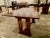 Brown 1950s Art Deco Style Mahogany Wood Dining Table / Console For Sale - Image 8 of 12
