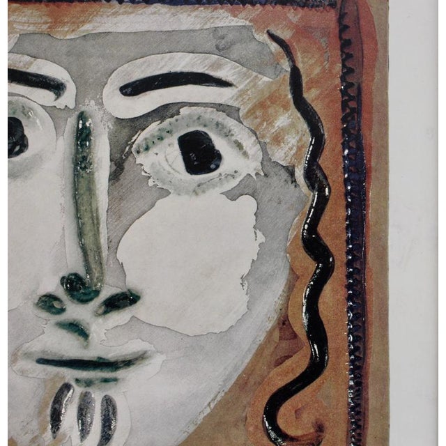 Paper Exhibition Picasso at Galerie Lucie Weill Paris Exhibition Poster, 1970 For Sale - Image 7 of 11