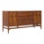 Broyhill Brasilia Mid Century Walnut and Brass Credenza For Sale
