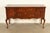 An exceptional Georgian or Queen Anne style sideboard, buffet server, or console By Ethan Allen USA, Circa 1990s Carved...
