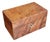 Small Antique Walnut Box with Marbleized Paper Interior, England, 1870s For Sale