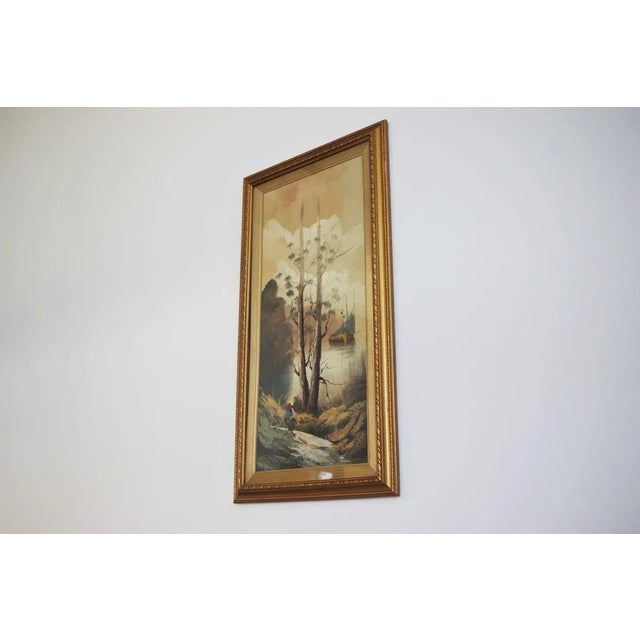 Paintings, Oil on Canvas, Moretti, 1970, Set of 3 For Sale - Image 13 of 18