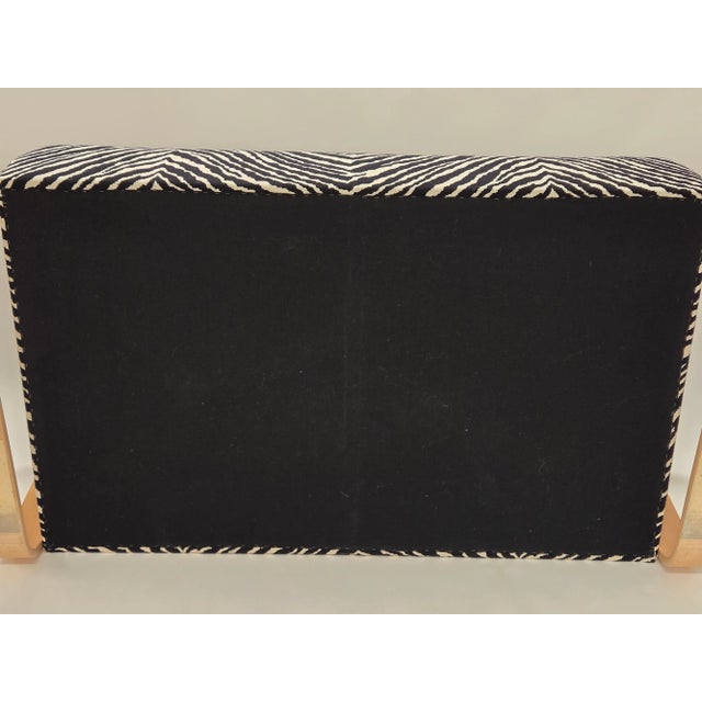 Sofa 544 with Zebra Upholstery by Alvar Aalto for Artek, 1980s For Sale - Image 17 of 18