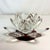 Mid 20th Century Mid-Century Hollywood Regency Lotus Crystal Candle Holder. For Sale - Image 5 of 7