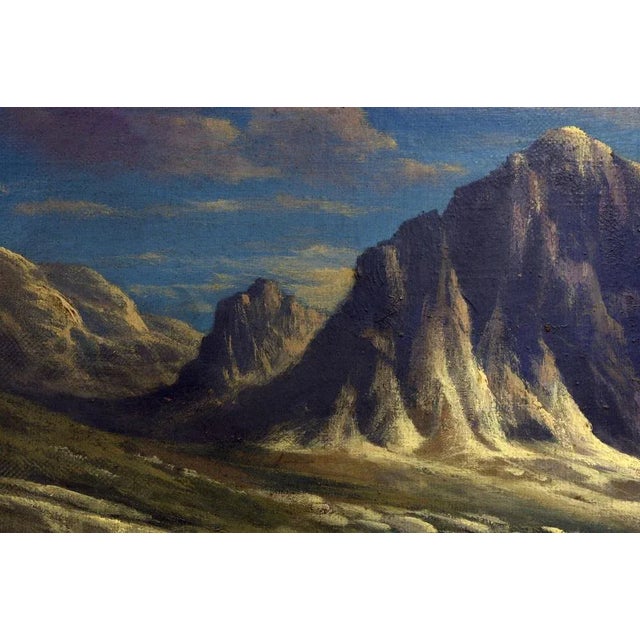 Paolo De Robertis, Ghiacciaio, Oil on Canvas, Framed For Sale - Image 6 of 8