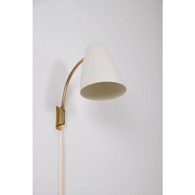 Wall Lamps attributed to Lisa Johansson-Papé for Orno, 1950s, Set of 2 For Sale - Image 4 of 9