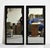 Elegant and iconic, this pair of mid-century chinoiserie mirrors from the celebrated Chin Hua Collection by Raymond Sobota...