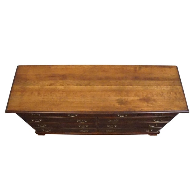 Brown Cresent Furniture Solid Cherry Traditional Style 60" Double Dresser 551-88 For Sale - Image 8 of 12