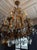 Mid-Century Modern Vintage Italian Gilt Tole Mid-Century Modern Chandlier For Sale - Image 3 of 4
