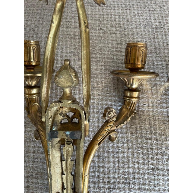 Bronze Candlesticks, Set of 2 For Sale - Image 5 of 7