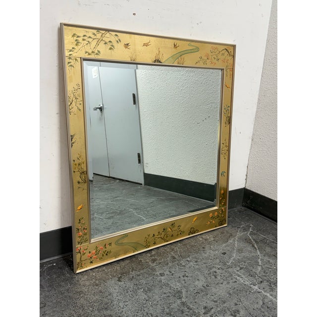 Design Plus Gallery presents an Eglomisé Chinoiserie Wall Mirror from La Barge. This is a decorative statement mirror that...