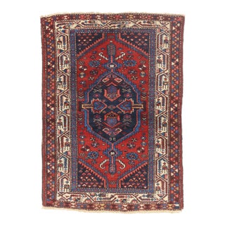 Antique Persian Malayer Rug, 03'04 X 04'08 For Sale