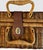 Vintage Handwoven Wicker Suitcase Picnic Basket Hamper With Leather Strap and Brass Turn Lock Closure For Sale - Image 9 of 10