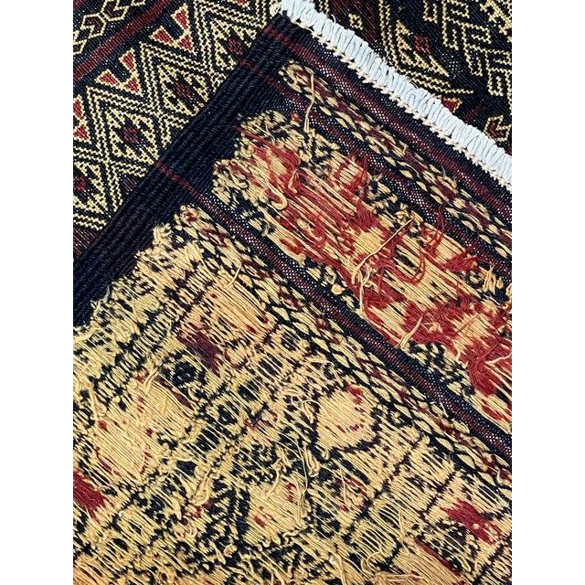 Tribal Handwoven Persian Kilim Runner 4'1" X 10'10" For Sale - Image 3 of 6