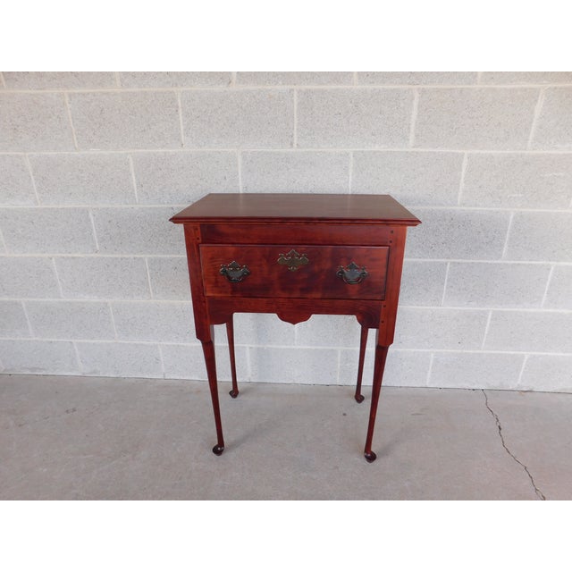 Great Windsor Chair Co Queen Anne Server Accent Table For Sale - Image 16 of 16