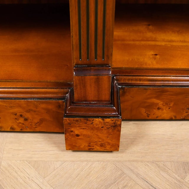 Wood Burled Penhurst Bookcase For Sale - Image 7 of 13