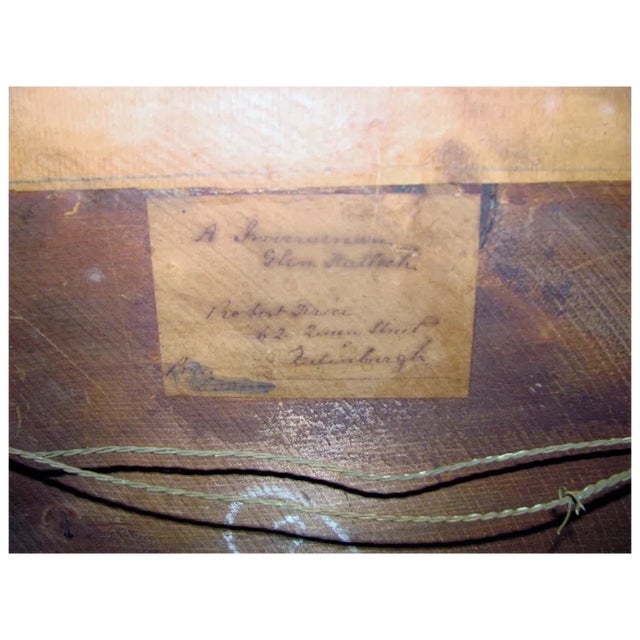 Antique Scottish Gouache Watercolor Painting Robert Frier 19th Century For Sale - Image 9 of 12