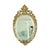 Louis XV Baroque French Brass Crested Mirror in Gold, 1950s For Sale - Image 16 of 17