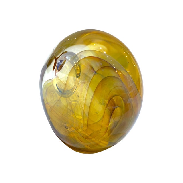 Sylvia Vigiletti (1933-2020) Studio Glass Paperweight, Corning Museum of Glass, Detroit Institute of Art For Sale - Image 10 of 14