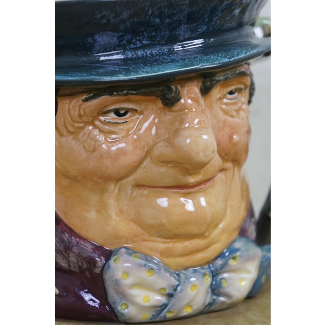 Ceramic Royal Doulton English Traditional Tony Weller Charles Dickens XL Toby Character Jug For Sale - Image 7 of 12
