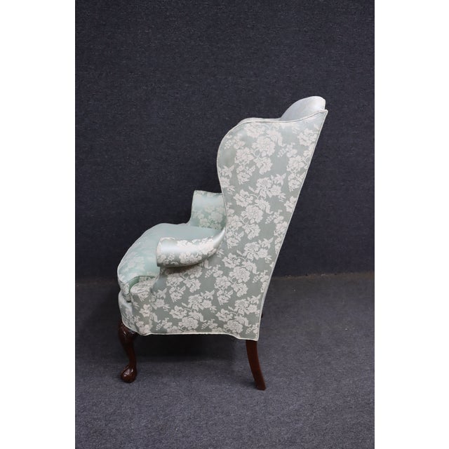 Hickory Chair Chippendale-Style Wingback Chair For Sale - Image 11 of 11