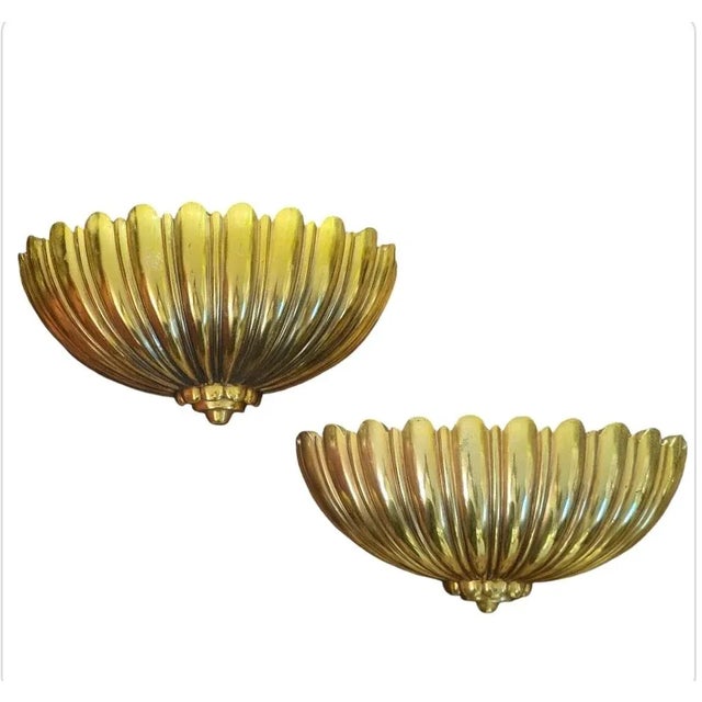 A wonderful set of 3 gold Syroco Regency wall pockets. The set comes with 2 large pockets and 1 small one. They're perfect...