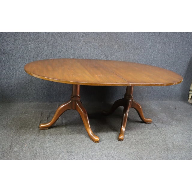 Kittinger Fruitwood Dining Table W/Extension Chairish