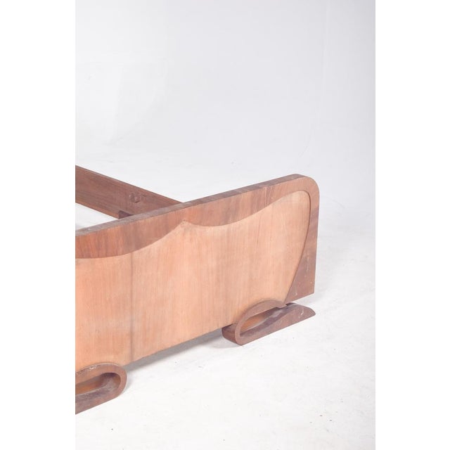 Wood Art Deco Portuguese Double Bed, 1920 For Sale - Image 7 of 11