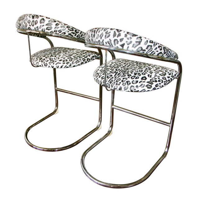 Vintage Mid Century Counter StoolsNewly Reupholstered Chairish