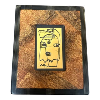 Contemporary Original Wayne Cunningham Abstract Marker Drawing For Sale