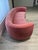 Contemporary Contemporary ModShop Custom Coral Velvet Curved Sofa For Sale - Image 3 of 7