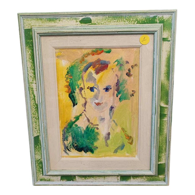 Ernesto Treccani, Untitled, Oil on Canvas, Framed For Sale