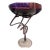 Vintage Hand Blown Glass Italian Murano Style Candy Dish For Sale