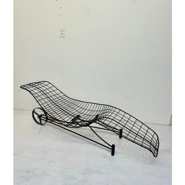 1950s Capricorn Style Outdoor Patio Chaise Attributed to Vladimir Kagan For Sale In Los Angeles - Image 6 of 7