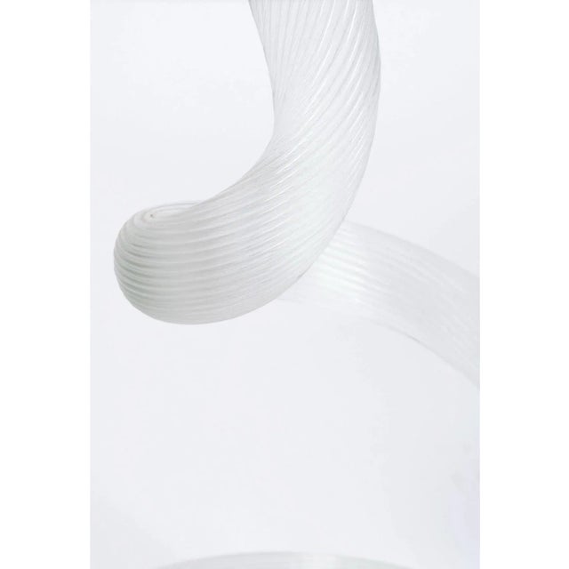 Roche Bobois Late 20th Century Murano Glass Side Table in the Style of Ghibli for Roche Bobois For Sale - Image 4 of 8