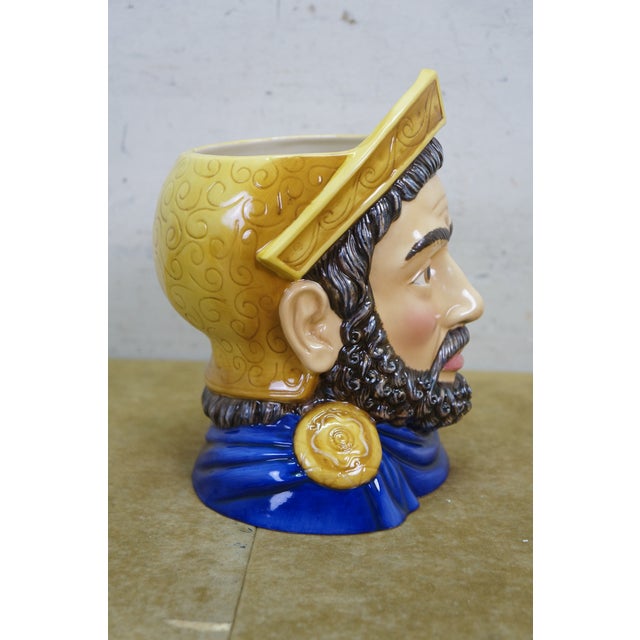 Royal Doulton English Traditional Hannibal Great Military Leaders Toby Character Jug For Sale - Image 9 of 12