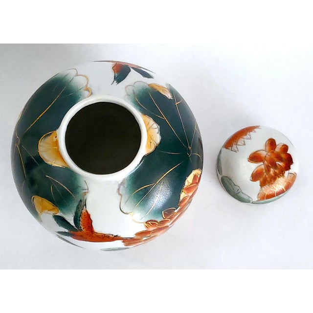 Ceramic Vintage Chinese Porcelain Ginger Jar With Hummingbird For Sale - Image 7 of 12