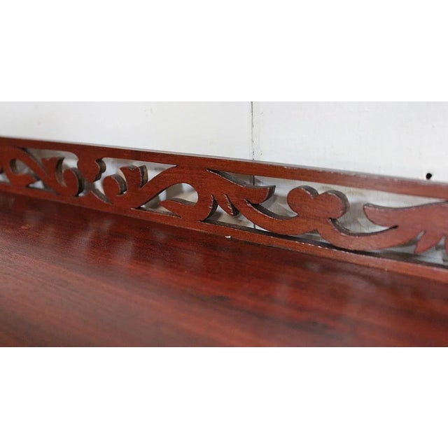 Napoleon III Mahogany Serving Shelving Console, 1850s For Sale - Image 13 of 18