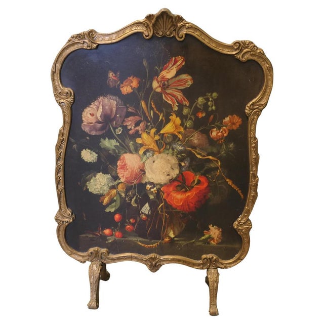 Black Mid-Century Fire Screen after Jacob Walscappelle, 1950 For Sale - Image 8 of 8