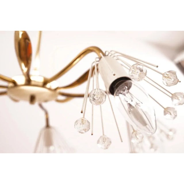 Mid-Century Chandelier by Emil Stejnar for Rupert Nikoll For Sale - Image 5 of 9