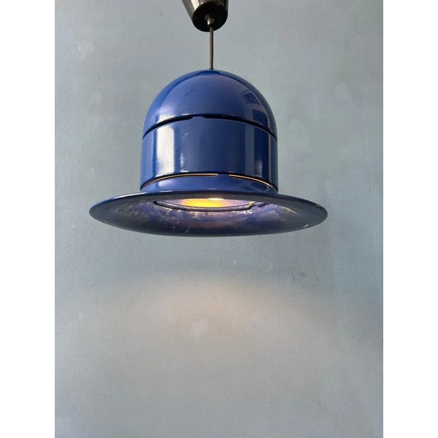 Mid-Century Flying Saucer Ufo Pendant Lamp For Sale - Image 3 of 11