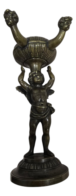 Roman Revival Bronze Incense Burner, 19th Century