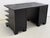 Wood Vintage Art Deco Oak Black Desk, 1930s For Sale - Image 7 of 9