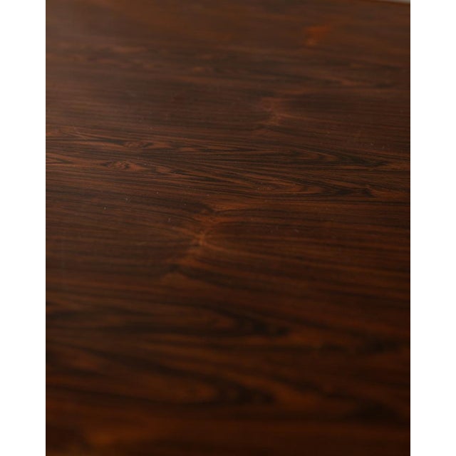 Danish Modern Model 283 Round Coffee Table in Rosewood by Johannes Andersen for CFC Silkeborg, 1960s For Sale - Image 18 of 18