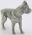 Mid-Century Modern Vintage Italian Handmade Genuine Silver Detailed Boxer Dog Large and Heavy Rare Solid Figurine For Sale - Image 3 of 11