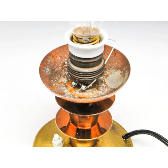 White Art Deco Bedside Lamp, Germany, 1930s For Sale - Image 8 of 9