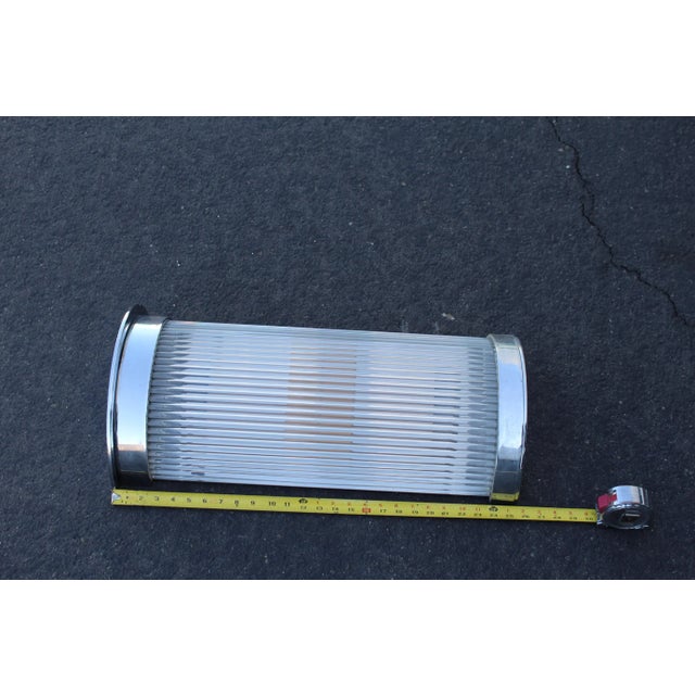 Mid-Century Modern Mid-Century Modern Art Deco Style Sconce For Sale - Image 3 of 8