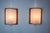 Superb pair of Mediterranean wall lights, designed and produced in Spain in the 1980s. They are made up of a pine and...